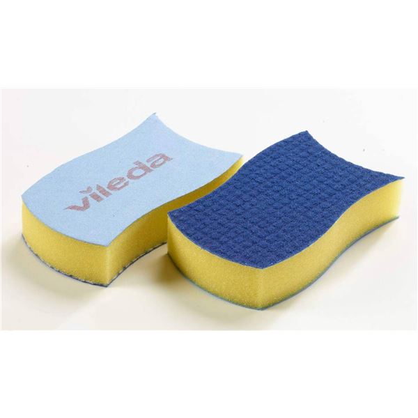 Lot of 6 Vileda Scrunge Glass Ceramic Cleaning Sponges 2 Per Pack