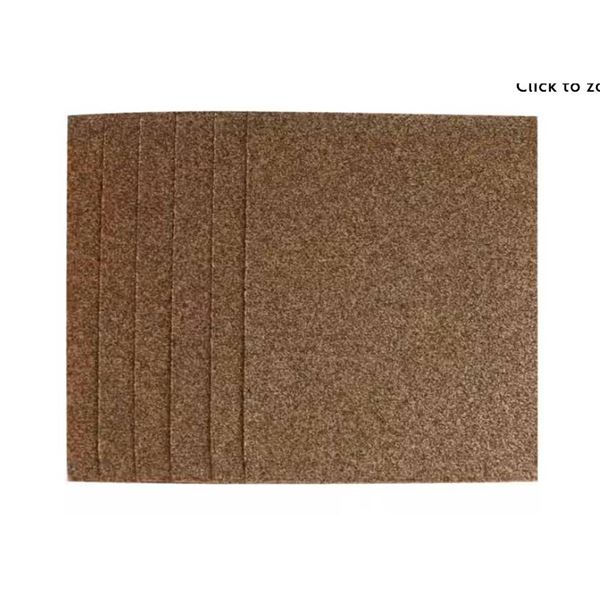 Lot of 2 Task Premium Aluminum Oxide Sandpaper 100 Grit, 5 Sheets Per Pack