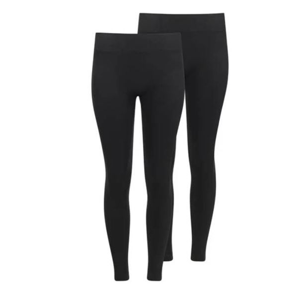 Lemon 2-Pack Fleece-Lined Leggings Size Medium