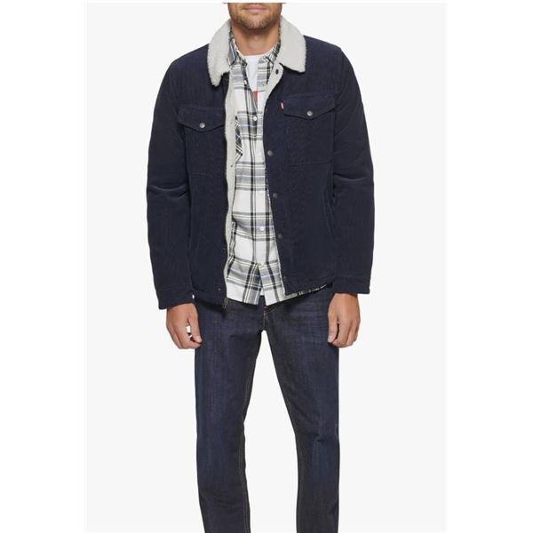 Levi Strauss & Co. Men’s Corduroy Sherpa Jacket, Size Medium