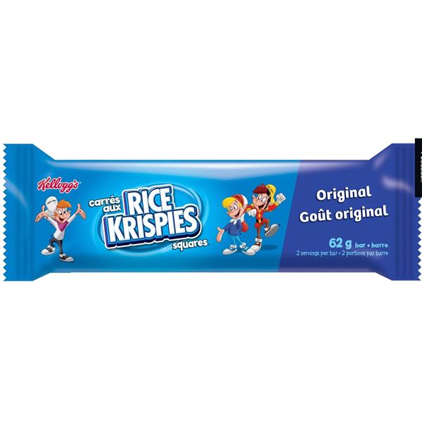 Kellogg’s Rice Krispies Squares 12 x 62 g (744 g Total)
