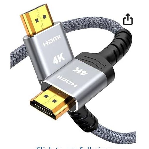 HDMI Cable 6.6ft, 4k HDMI 2.0 Cable eARC-Snowkids 18Gbps High Speed HDMI Cord (4K 60Hz 3D Support, E