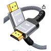 Image 1 : HDMI Cable 6.6ft, 4k HDMI 2.0 Cable eARC-Snowkids 18Gbps High Speed HDMI Cord (4K 60Hz 3D Support, E