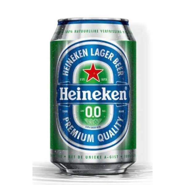 Heineken 0.0 Alcohol-Free Beer Six-Pack – 12 x 330ml Cans