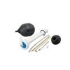 Image 1 : Moen M-Line Series M5100 Toilet Repair Kit, Includes: (1) Chain, Clip, Flapper, Float, Float Rod, Re