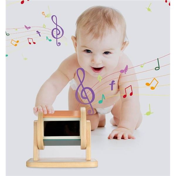 Twefex Spinning Drum Classic Montessori Toy for Ages 6 Months and Up