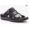 Image 1 : Propét Women’s Gertie Sandal, Black, Size 9.5 (Wide 2E)