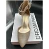 Image 3 : DREAM PAIRS Women’s Chunky Closed Toe Low Block Heels Dress Pointed Toe Ankle Strap Wedding
