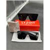 Image 2 : LYZOIT L8018-2Dark Sunglasses 2-Pack with Black Frames and Dark Lens