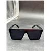 Image 4 : LYZOIT L8018-2Dark Sunglasses 2-Pack with Black Frames and Dark Lens
