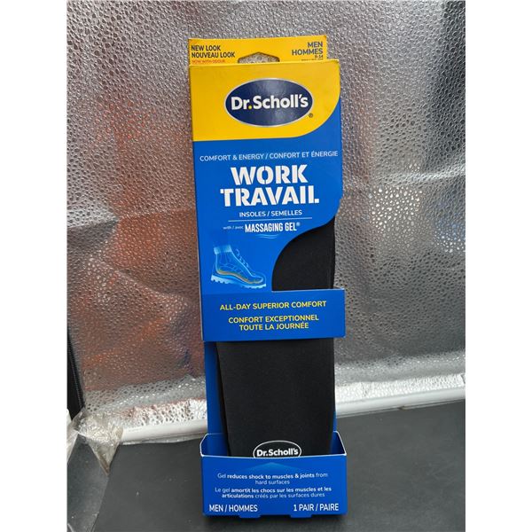 Dr. Scholl’s Men’s Work Insoles with Massaging Gel Technology