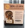 Image 3 : LRain King Claws Pack of 4 Large Rectangle Claw Clips in Multiple Colors