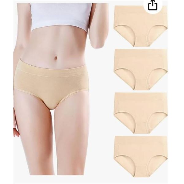 Wirarpa Women’s Mid-Rise Briefs 4-Pack, Model 2111K-XL, Size XL