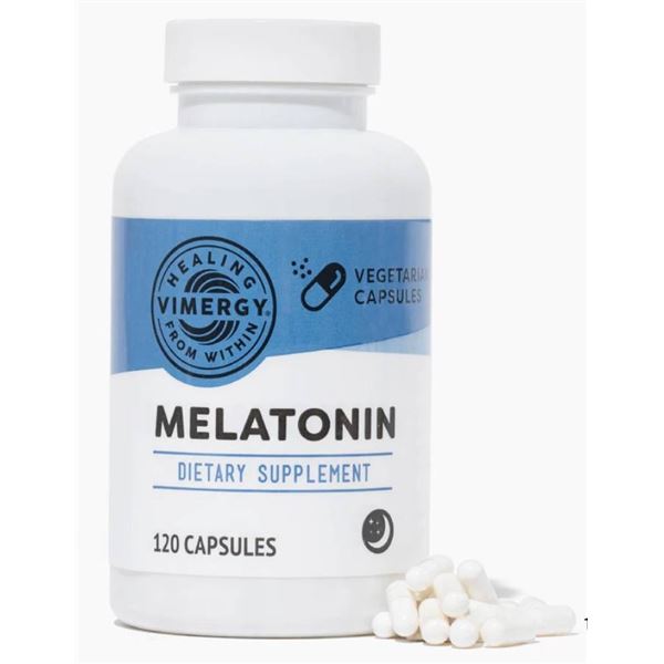 Vimergy Melatonin 5mg Dietary Supplement – 120 Capsules