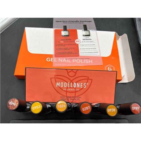 Modelones Gel Nail Polish Set with 6 Colors – AB12001010164A