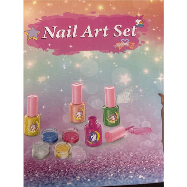 Nail Art Set for Ages 6+ with Nail Polish and Accessories