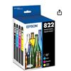 Image 1 : EPSON 822 DURABrite Ultra Ink Standard Capacity Black & Colour Cartridge Combo Pack