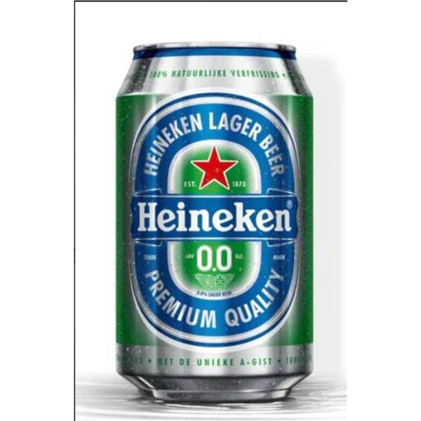 Heineken 0.0 Alcohol-Free Beer Six-Pack – 12 x 330ml Cans