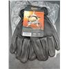 Image 2 : Watson Gloves 587 Rang Rider Black Unlined Deerskin Leather Glove Size Large
