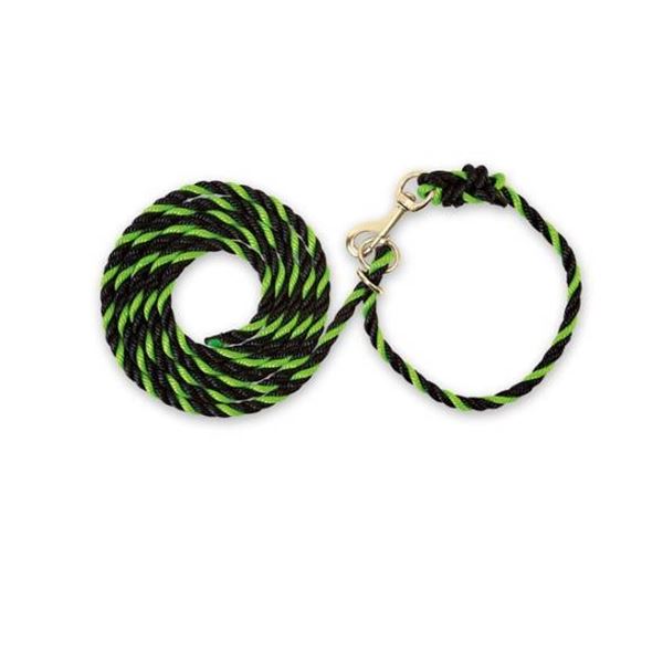 Weaver Leather Livestock Adjustable Poly Neck Rope, Lime/Black
