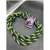Image 2 : Weaver Leather Livestock Adjustable Poly Neck Rope, Lime/Black
