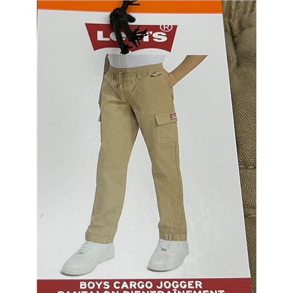 Levi’s Boys Cargo Jogger Pants Size 12 in Beige