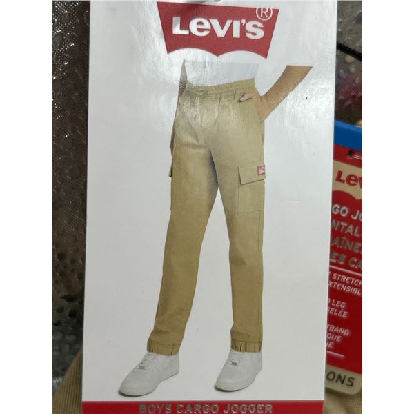 Levi’s Boys Cargo Jogger Pants Size 7 with Adjustable Waistband