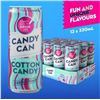 Image 1 : Candy Can Cotton Candy Flavored Beverage 12 x 330ml