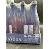 Image 3 : Saratoga Sparkling Carbonated Spring Water 24 x 473 ml Bottles