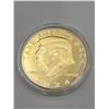 Image 1 : Commemorative Donald Trump 2024 Gold-Toned Coin with 45th President Inscription