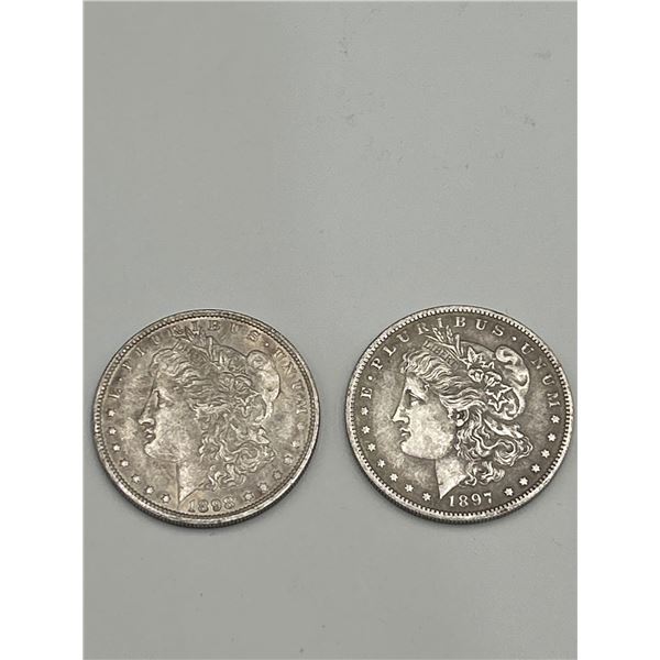 1896 and 1897 Morgan Silver Dollars – Reproduction Copy