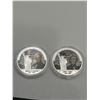 Image 2 : Commemorative Coins Featuring 9TH & 10TH U.S. Presidents William H. Harrison and John Tyler