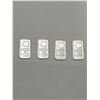Image 1 : 4 1-Gram Fine Silver .999 Bars with Maple Leaf Design