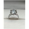 Image 1 : $3145 APPRAISED Silver Ring 5.00ct MOISSANITE RING