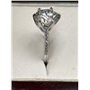Image 2 : $3145 APPRAISED Silver Ring 5.00ct MOISSANITE RING