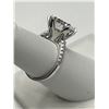 Image 4 : $3145 APPRAISED Silver Ring 5.00ct MOISSANITE RING