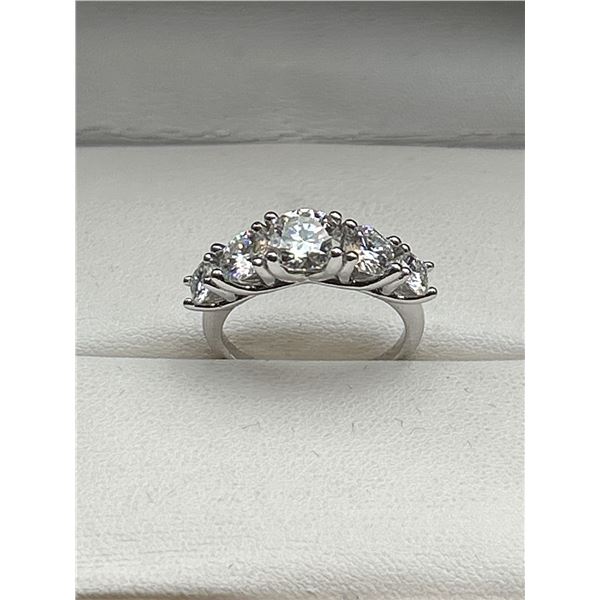 $2100 APPRAISED 3.6 CARAT MOISSANITE FAMILY RING
