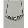 Image 1 : $1710 APPRAISED 2.8 CARAT MULTI STONE MOISSANITE NECKLACE