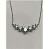 Image 3 : $1710 APPRAISED 2.8 CARAT MULTI STONE MOISSANITE NECKLACE