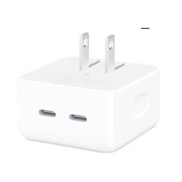 Apple Dual USB-C Port 35W Compact Power Adapter, Model A2571