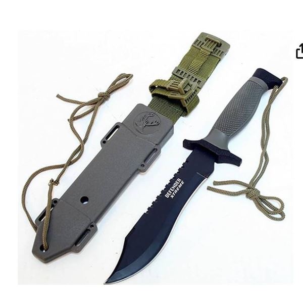 Defender Xtreme 5208 Tactical Knife with Sheath and Paracord