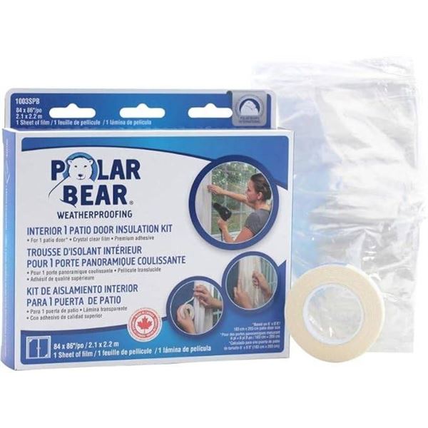 Polar Bear Two Window Kit with 2-1/2x32in Double Sided, 12 Units
