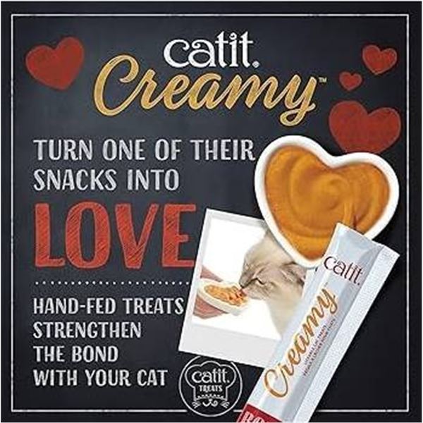 Catit Creamy Treats for Cats, 72 Tubes Assorted Flavors