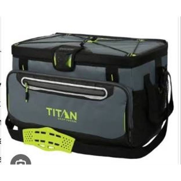Titan Deep Freeze Zipperless Cooler with 48-Can Capacity