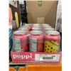Image 2 : Poppi Strawberry Lemon Soda, 12-pack, 355 mL Each