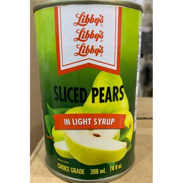 Libby’s Sliced Pears in Light Syrup 398ml Choice Grade (Case of 24)