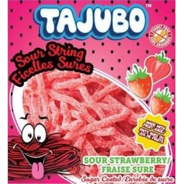 Tajubo Strawberry Sugar Sticks – Bulk Quantity
