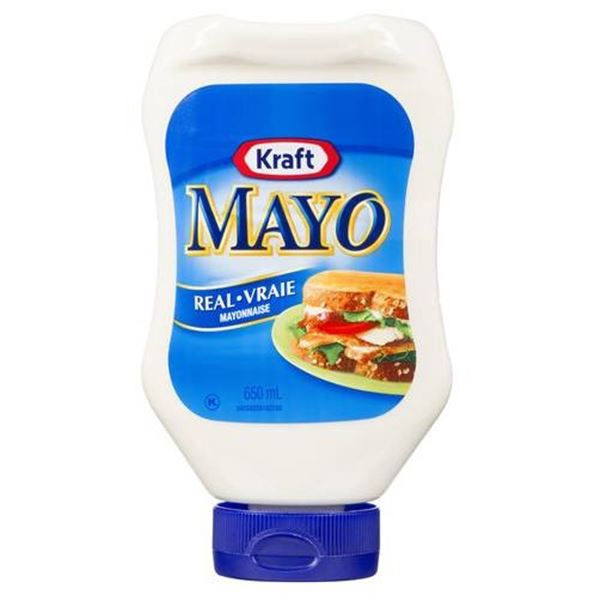 Kraft Mayo Real Mayonnaise 12 x 650 mL Units Case