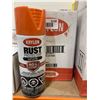 Image 2 : Krylon Rust Protector Gloss Orange Aerosol Paint 6 x 340g