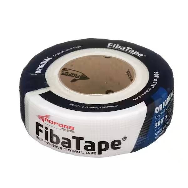 FibaTape Self-Adhesive Drywall Joint Tape, 300 ft x 1-7/8 in x 12